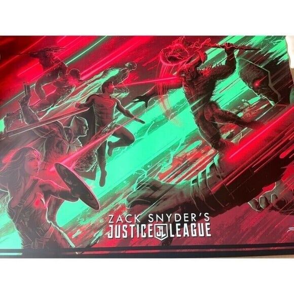 BottleNeck Gallery ZACK SNYDER'S JUSTICE LEAGUE Juan Ramos Poster Print 24x36 - Picture 2 of 10